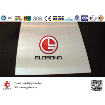 Globond Brushed из нержавеющей стали 042